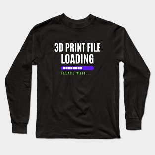 3D Print File Loading - 3D Printing Long Sleeve T-Shirt